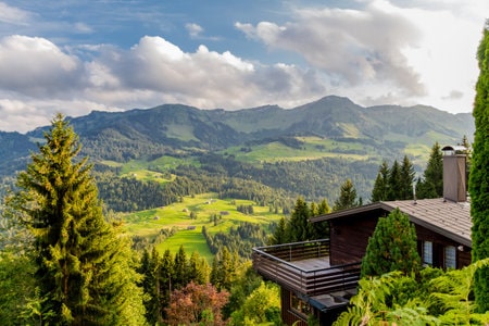 Chalet dans les Carpates